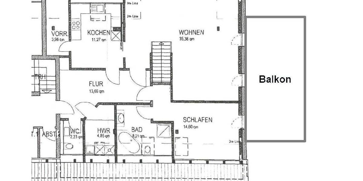 Etagenwohnung Grasberg Adolphsdorf - 3 Zimmer, 116 m&sup2;, 800&euro; | Angebot:26155164