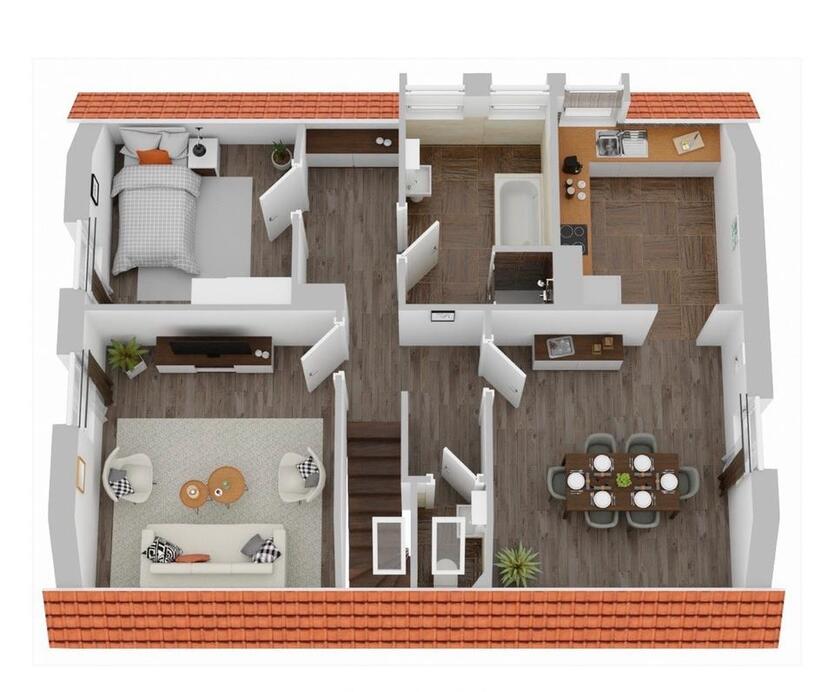Baden: Renovierte 3 Zimmer Wohnung mit Garten 60+9 m2 zimmer