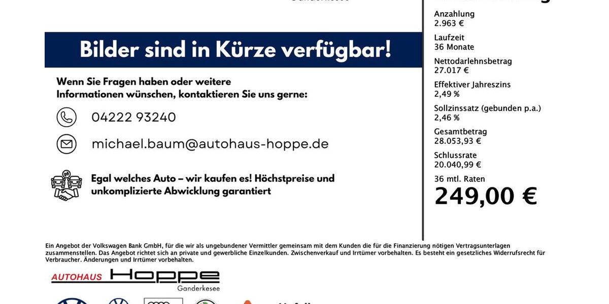 VW Golf 8.151 km 29.980 &euro; Ganderkesee 27777