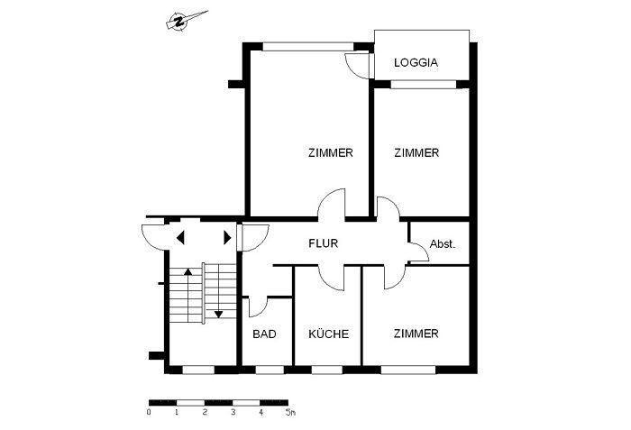 Etagenwohnung Bremen Blockland - 3 Zimmer, 79 m&sup2;, 844&euro; | Angebot:24186626