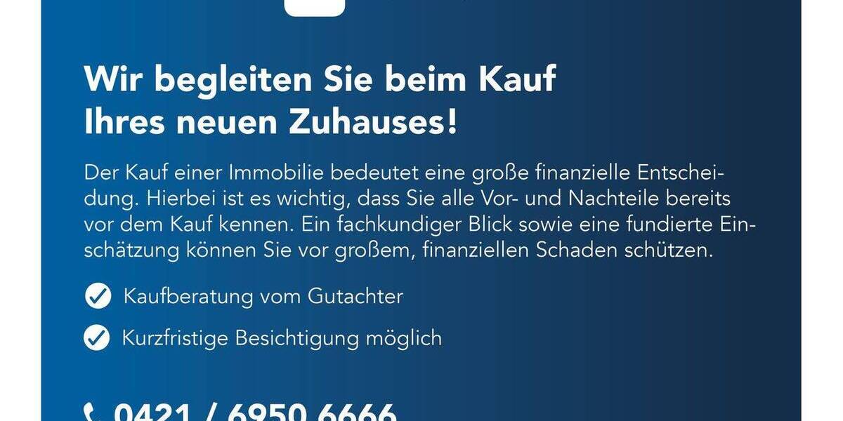 Etagenwohnung Bremen Ellenerbrok-Schevemoor - 2 Zimmer, 58 m&sup2;, 109.000&euro; | Angebot:26902514