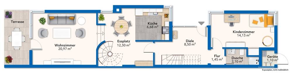 Doppelhaushälfte Bremen Borgfeld - 5 Zimmer, 125 m&sup2;, 345.000&euro; | Angebot:26778277
