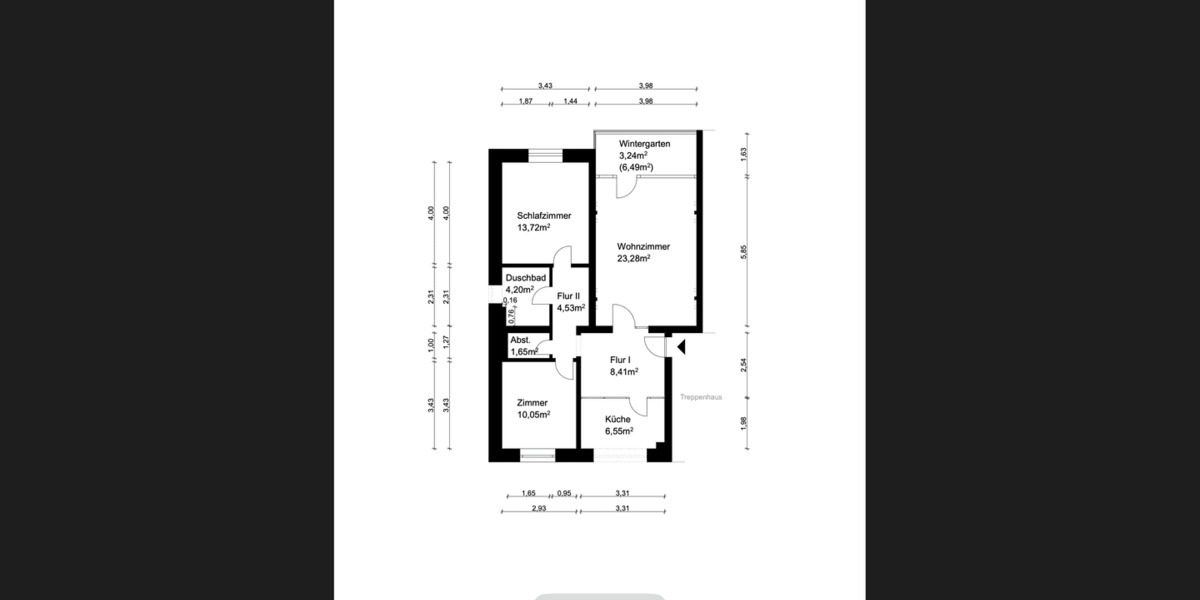 Etagenwohnung Achim - 3 Zimmer, 75 m&sup2;, 149.000&euro; | Angebot:26730837