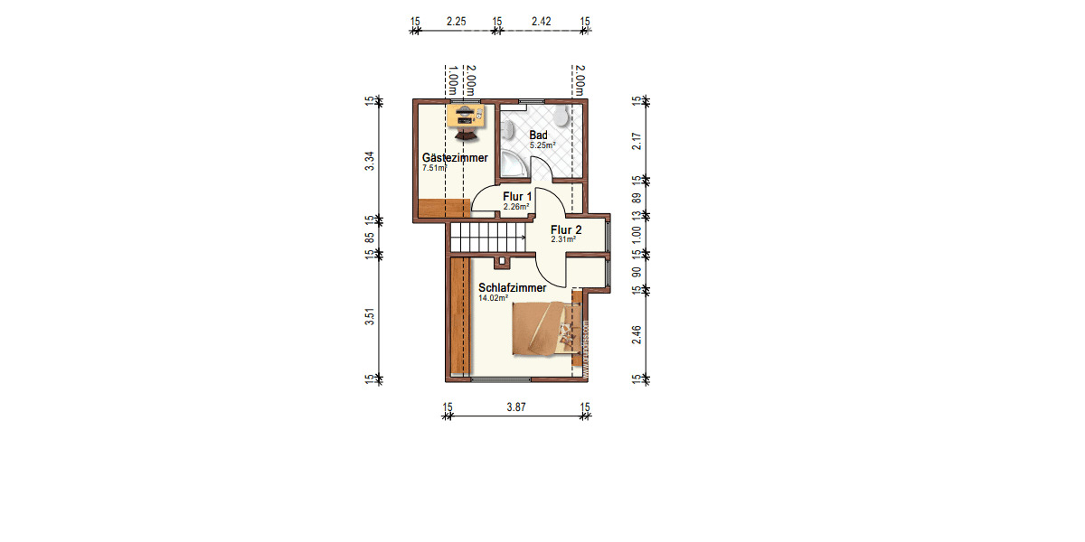 Einfamilienhaus Ritterhude - 4 Zimmer, 122 m&sup2;, 259.000&euro; | Angebot:26156496