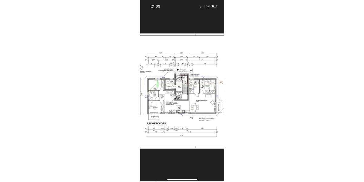 Erdgeschoßwohnung Bassum - 3 Zimmer, 100 m&sup2;, 850&euro; | Angebot:25384458