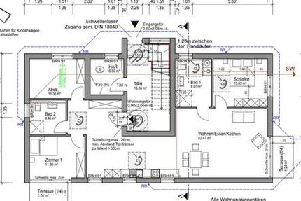 Wohnung Bassum - 3 Zimmer, 100 m&sup2;, 850&euro; | Angebot:25384458