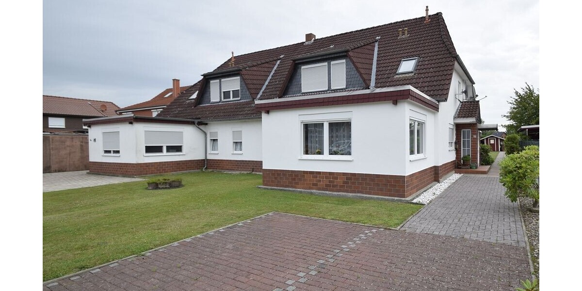 Großes modernisiertes EFH + EBK + Wintergarten + 3 Bäder mit 2 Stellplätzen vor dem Haus - Doppelhaushälfte Syke / Siedlung Gessel Gessel | Angebot:24213112