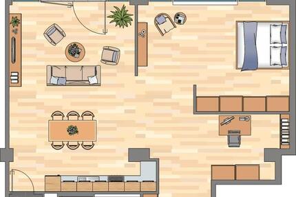 Wohnung Bremen Häfen - 1 Zimmer, 103 m&sup2;, 1.369&euro; | Angebot:24908837