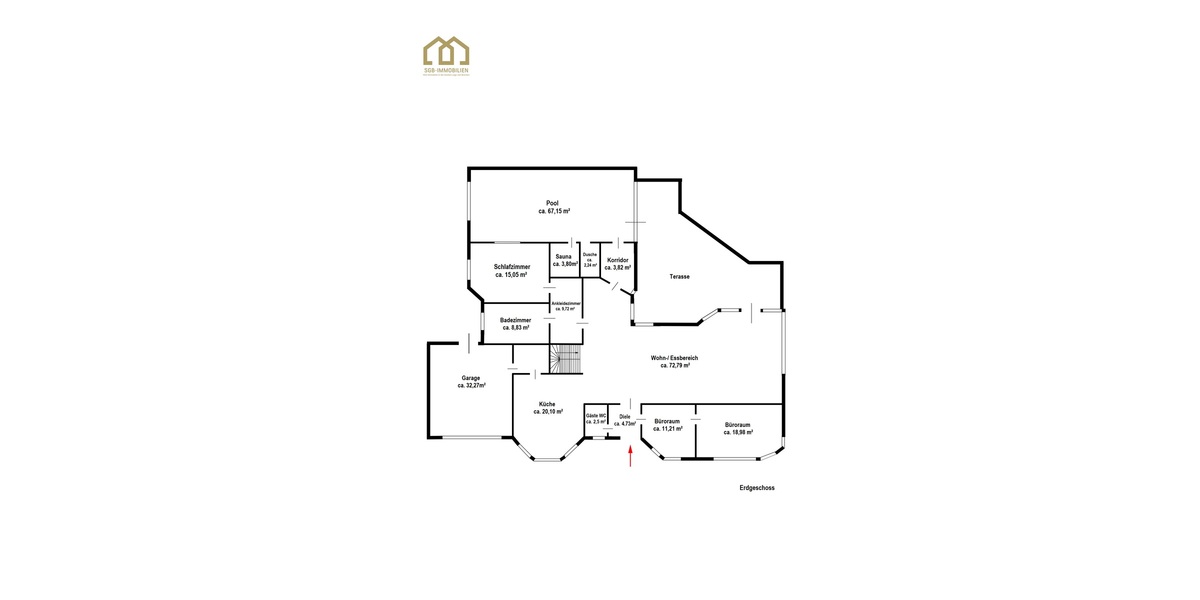 TOP !!! PREISREDUZIERUNG: Exklusives Anwesen mit Pool in Bestlage von Achim-Uesen! - Einfamilienhaus Achim | Angebot:26634779