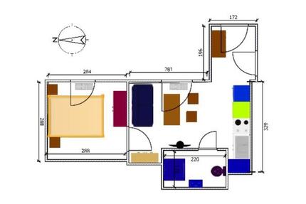 Wohnung Schwanewede - 2.5 Zimmer, 35 m&sup2;, 370&euro; | Angebot:25045268