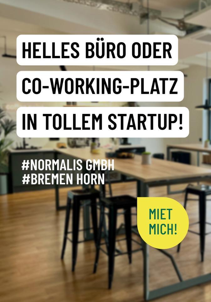 Co-Working-Platz in nettem Startup in Bremen Horn zimmer