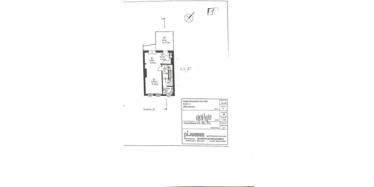 Maisonettenwohnung Bremen Neustadt - 3.5 Zimmer, 90 m&sup2;, 325.000&euro; | Angebot:27451683