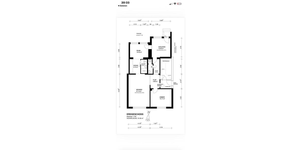 Erdgeschoßwohnung Bremen Blumenthal - 4 Zimmer, 92 m&sup2;, 890&euro; | Angebot:26580340