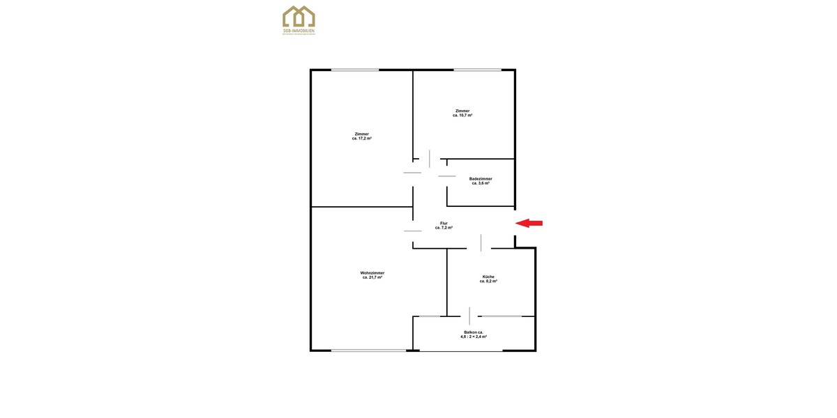 Solide Kapitalanlage (7% Rendite): Vermietete 3-Zimmer-Wohnung + Balkon in ruhiger Lage (Erbpacht) - Dachgeschoßwohnung Bremen Huchting | Angebot:26635005