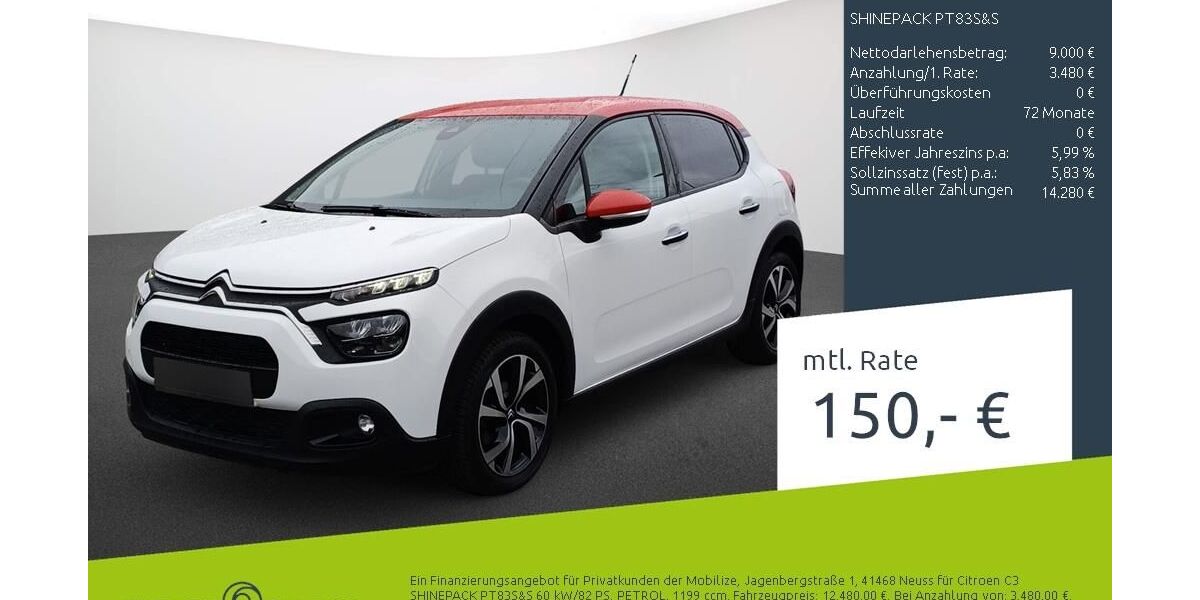 Citroen C3 19.941 km 12.480 &euro; Stuhr 28816