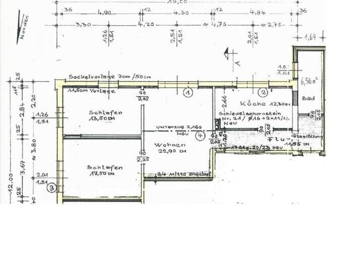 Schön geschnittene 3-Zi.-Whg. mit Terrasse und großem Gemeinschaftsgarten in SykeGessel 3 zimmer