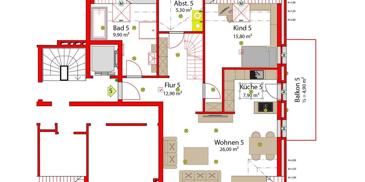Maisonettenwohnung Bremen Obervieland - 4 Zimmer, 105 m&sup2;, 1.418&euro; | Angebot:25177229
