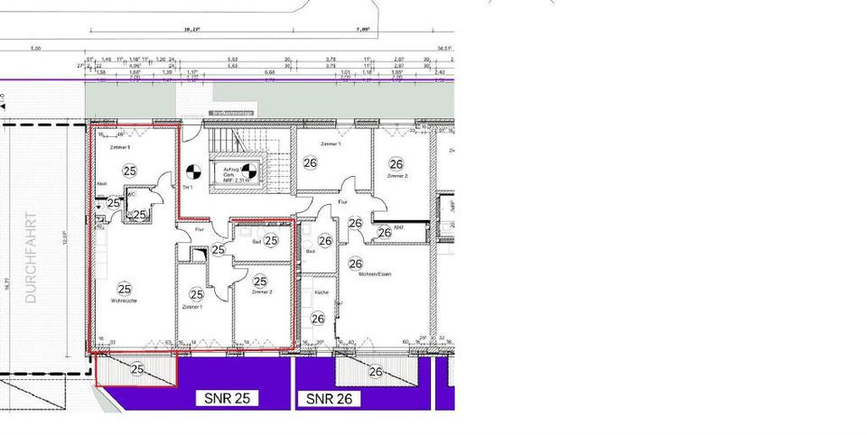 Etagenwohnung Bremen Oberneuland - 4 Zimmer, 80 m&sup2;, 523&euro; | Angebot:26419214