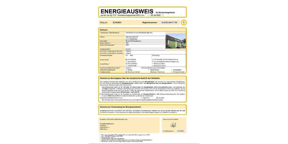 Gewerbeobjekt Ganderkesee Hoyerswege - 429.000&euro; | Angebot:25661944