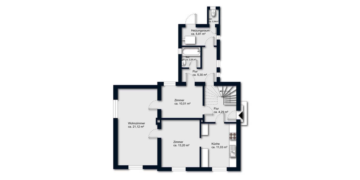 Einfamilienhaus Bremen / Rekum Rekum - 5 Zimmer, 112 m&sup2;, 165.000&euro; | Angebot:25800396