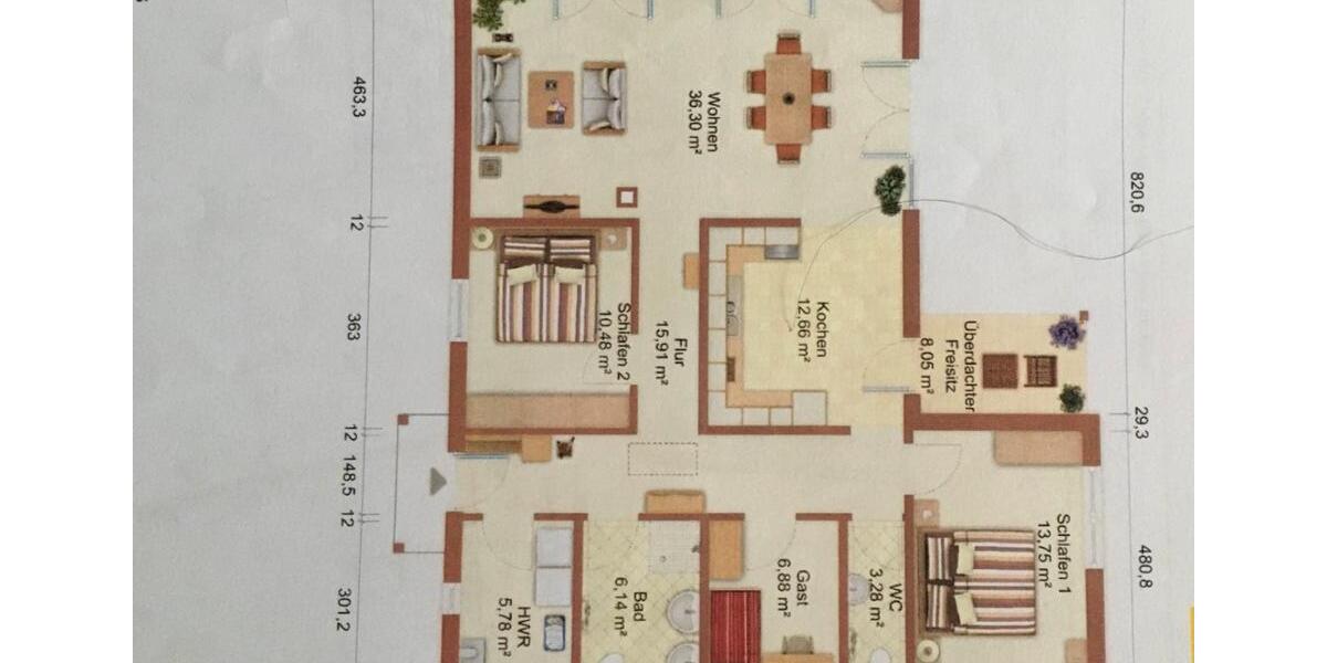 Bungalow Hude (Oldenburg) - 3 Zimmer, 121 m&sup2;, 429.000&euro; | Angebot:26421359