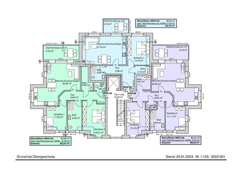 Etagenwohnung Stuhr Brinkum - 2 Zimmer, 73 m&sup2;, 273.000&euro; | Angebot:25743591