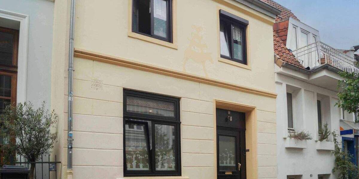 Reihenmittelhaus Bremen Ostertor - 3 Zimmer, 93 m&sup2;, 349.000&euro; | Angebot:25279320