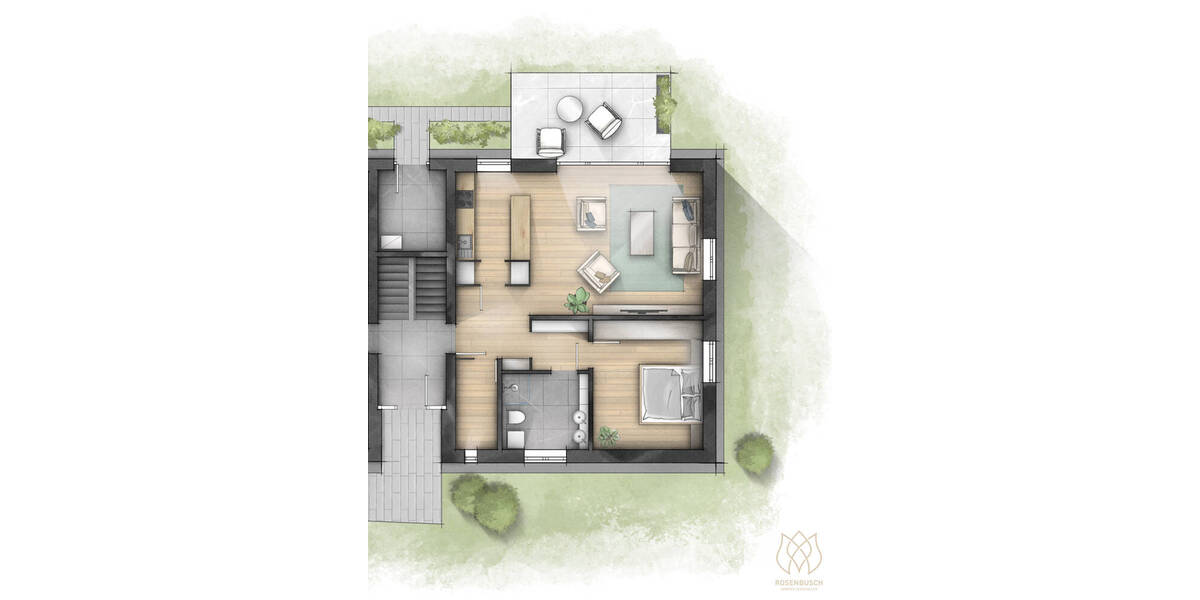 Etagenwohnung Worpswede - 2 Zimmer, 79 m&sup2;, 361.000&euro; | Angebot:25734523