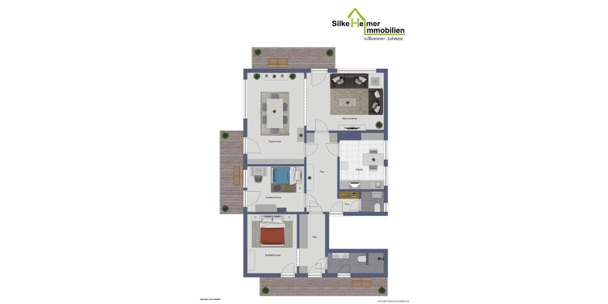 Etagenwohnung Bremen Fähr-Lobbendorf - 3 Zimmer, 120 m&sup2;, 800&euro; | Angebot:24657333