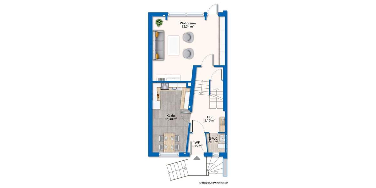 Reihenendhaus Bremen / Huchting Mittelshuchting - 4 Zimmer, 95 m&sup2;, 265.000&euro; | Angebot:25729697