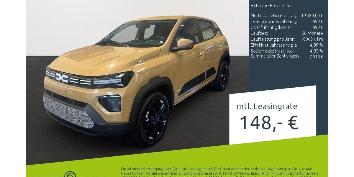 Dacia Spring 1.900 km 19.980 &euro; Stuhr 28816