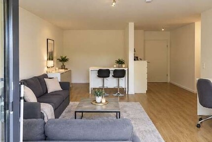 Hoch moderne EG Wohnung Neubau 1. Juli 2026 + Rollläden + Stellplatz ohne Küche mit Gartenteil - Wohnung Weyhe Leeste | Angebot:27531914