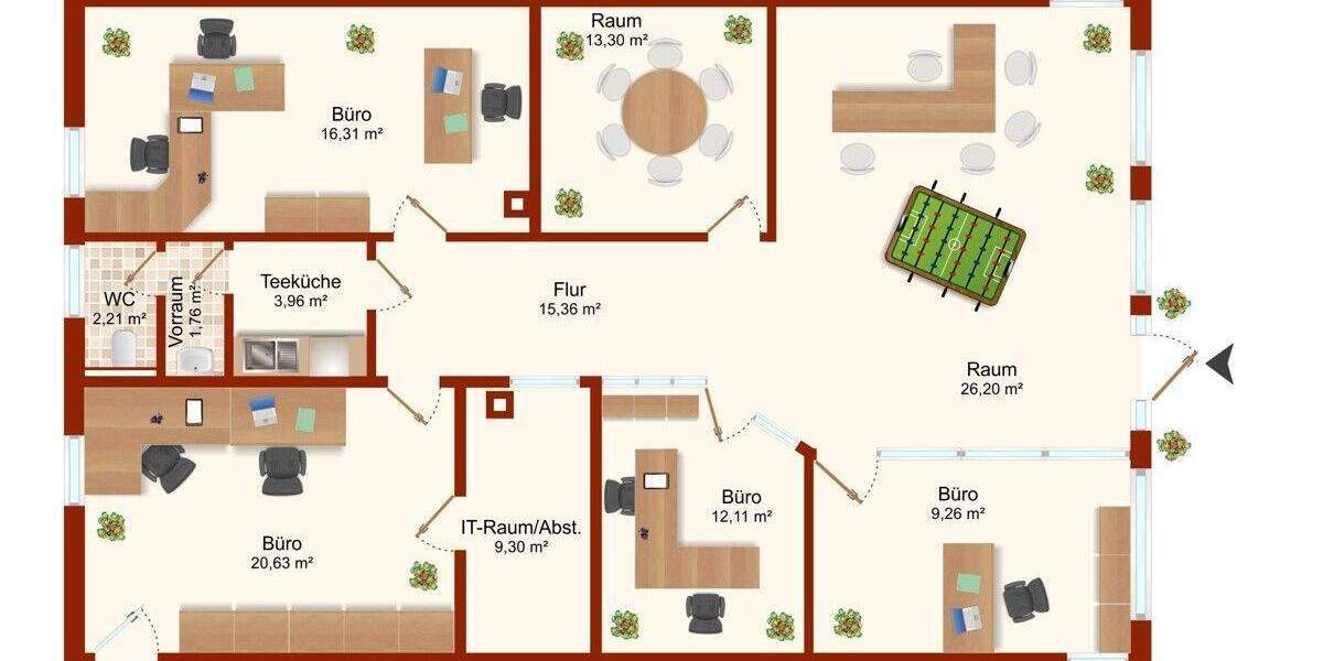 Gewerbeobjekt Achim - 6 Zimmer, 126 m&sup2;, 227.000&euro; | Angebot:24424430