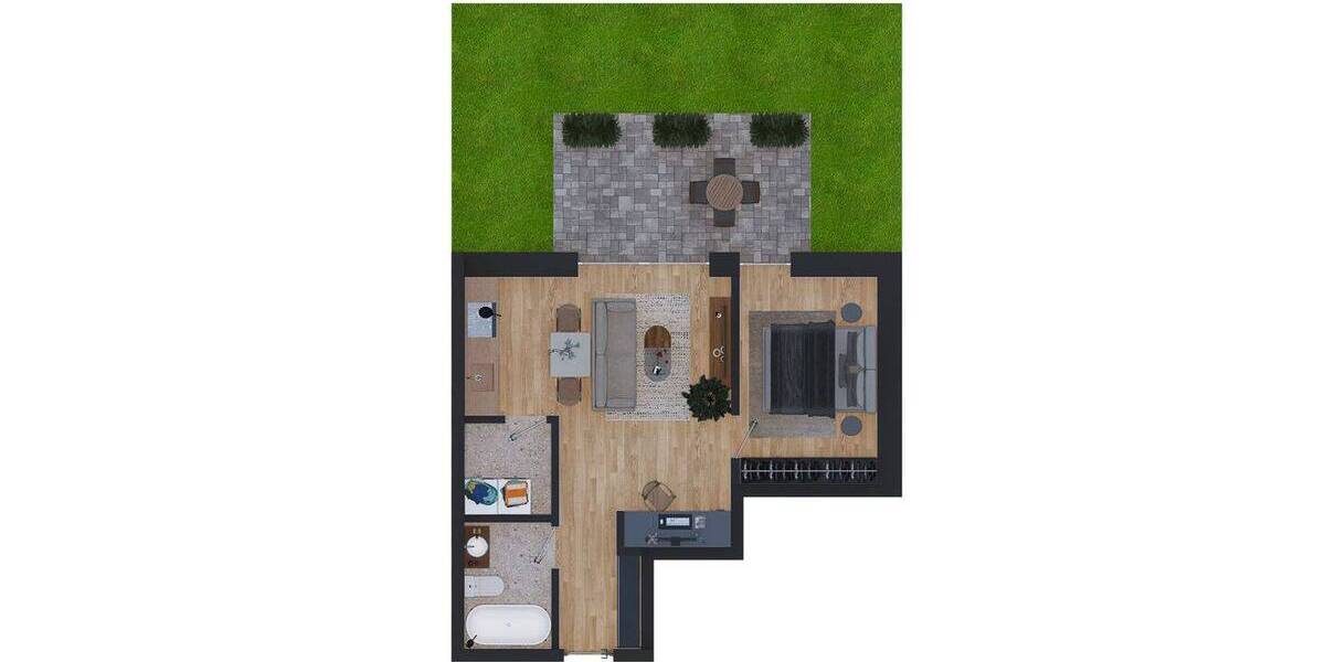 Etagenwohnung Achim Bierden - 2 Zimmer, 63 m&sup2;, 850&euro; | Angebot:26246708