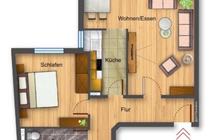 Charmante, barrierefreie 60 m² Wohnung in Achim Fußgängerzone zimmer
