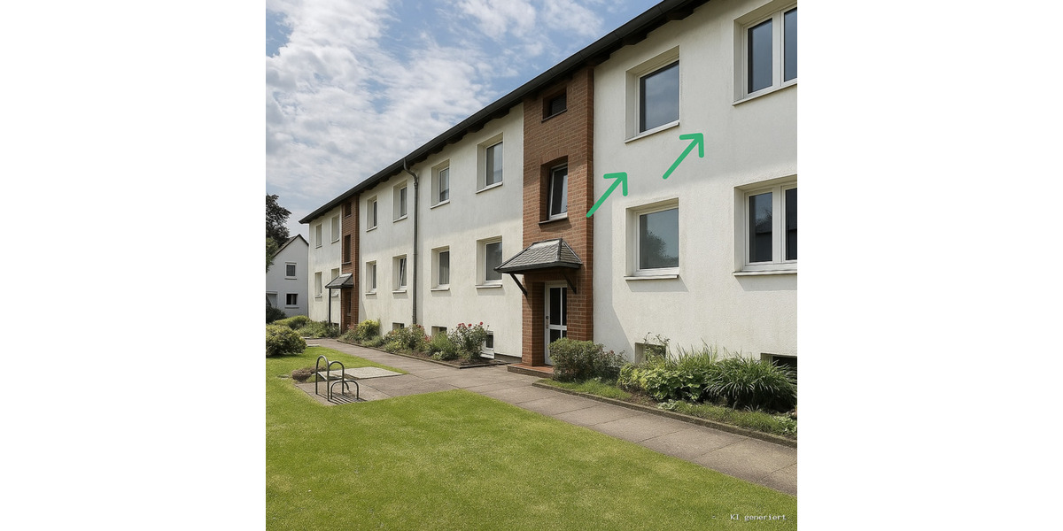 Etagenwohnung Weyhe Lahausen - 3 Zimmer, 66 m&sup2;, 229.000&euro; | Angebot:25775768