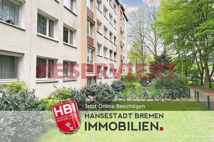 Reserviert Woltmershausen Gepflegte 3-Zimmer-Wohnung mit Sonnenbalkon