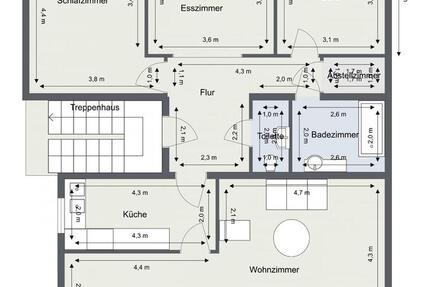 Wohnung Bremen Gröpelingen - 4 Zimmer, 98 m&sup2;, 269.000&euro; | Angebot:26148574