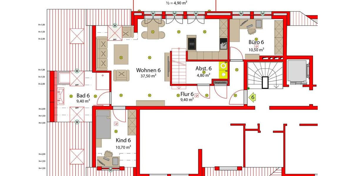 Maisonettenwohnung Bremen Obervieland - 5 Zimmer, 126 m&sup2;, 1.700&euro; | Angebot:25178405