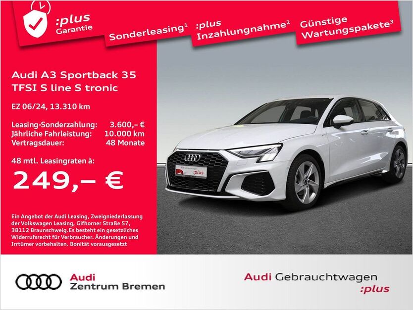 Audi A3 13.310 km 34.640 € Bremen 28207