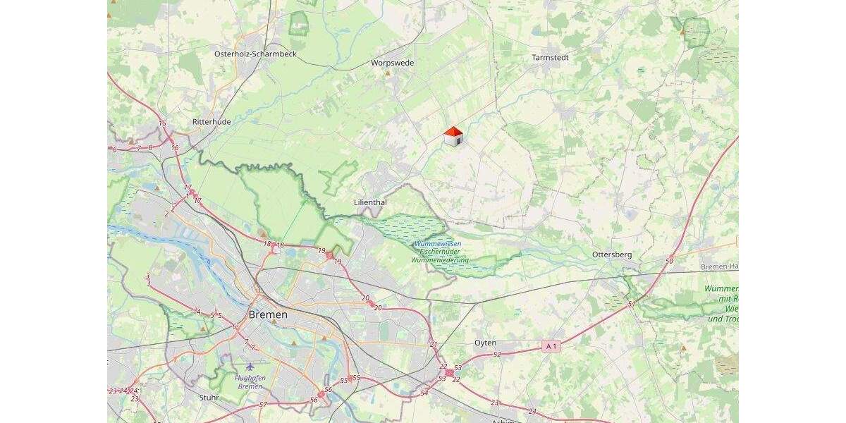 Etagenwohnung Grasberg - 3 Zimmer, 80 m&sup2;, 349.000&euro; | Angebot:24733940