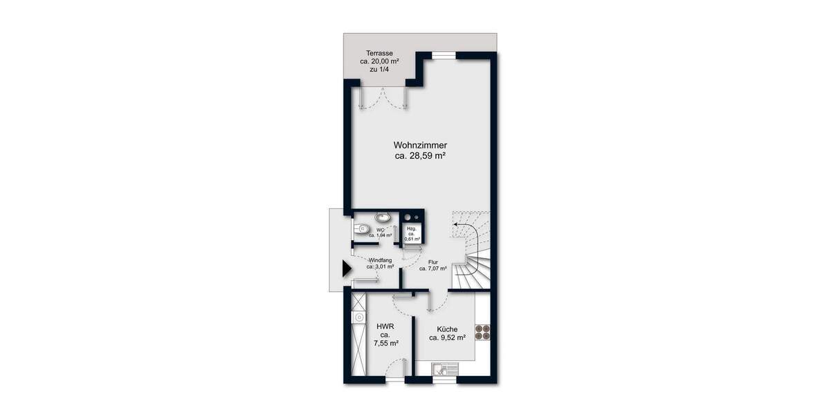 Doppelhaushälfte Bremen / Aumund Aumund-Hammersbeck - 3 Zimmer, 108 m&sup2;, 295.000&euro; | Angebot:25800398