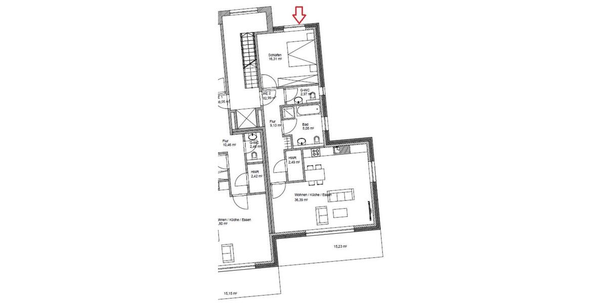 Etagenwohnung Achim - 2 Zimmer, 83 m&sup2;, 314.900&euro; | Angebot:27094299