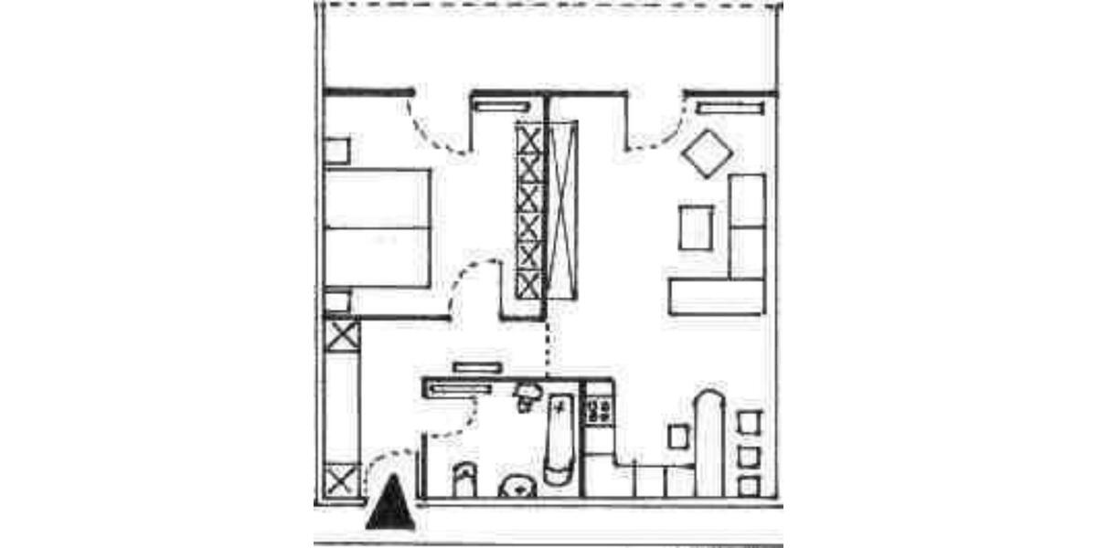 Etagenwohnung Bremen Östliche Vorstadt - 2 Zimmer, 53 m&sup2;, 55.000&euro; | Angebot:24469434