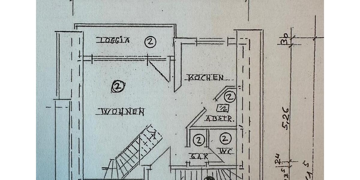 Maisonettenwohnung Ritterhude - 2 Zimmer, 59 m&sup2;, 130.000&euro; | Angebot:26356881