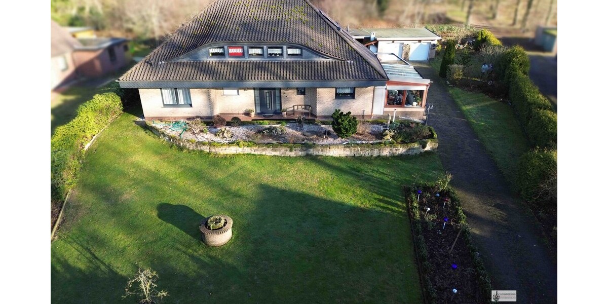 Luxuriöses 1-2 Fam.Haus +Einliegerwohnung +Schwimmbad + Sauna + Kamin +moderne Technik (PV + Solar) - Zweifamilienhaus Bassum / Nordwohlde Nordwohlde | Angebot:24212717