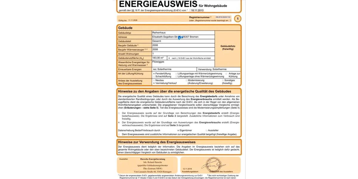 Reihenhaus Bremen Horn-Lehe - 5 Zimmer, 164 m&sup2;, 579.000&euro; | Angebot:27165331