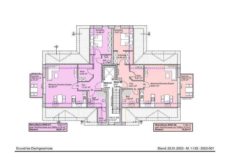 Etagenwohnung Stuhr Brinkum - 2 Zimmer, 73 m&sup2;, 273.000&euro; | Angebot:25743591