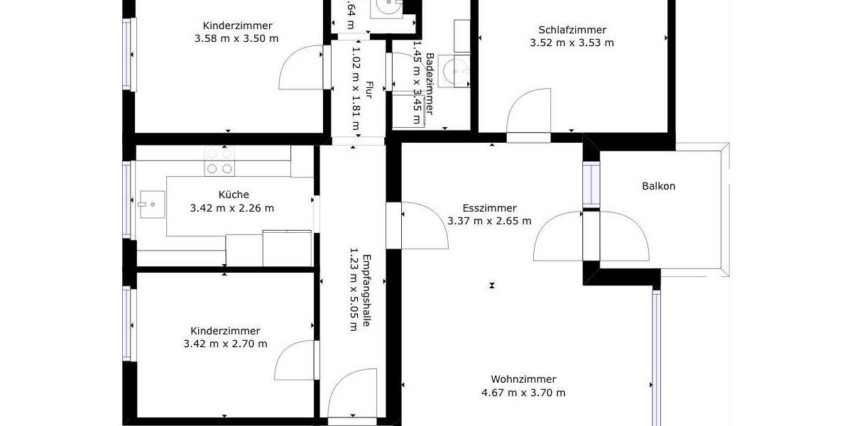 Etagenwohnung Bremen Osterholz - 4 Zimmer, 89 m&sup2;, 269.000&euro; | Angebot:26093629