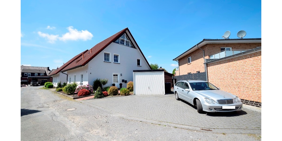 Gemütliche + renovierte Maisonette-Wohnung EBK, vielseitig nutzbarer Spitzboden Garage + Stellplatz - Etagenwohnung Syke / Steimke Steimke | Angebot:24149149